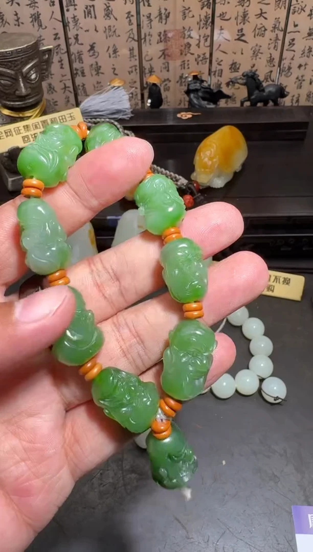 和田玉未镶嵌挂件和田玉