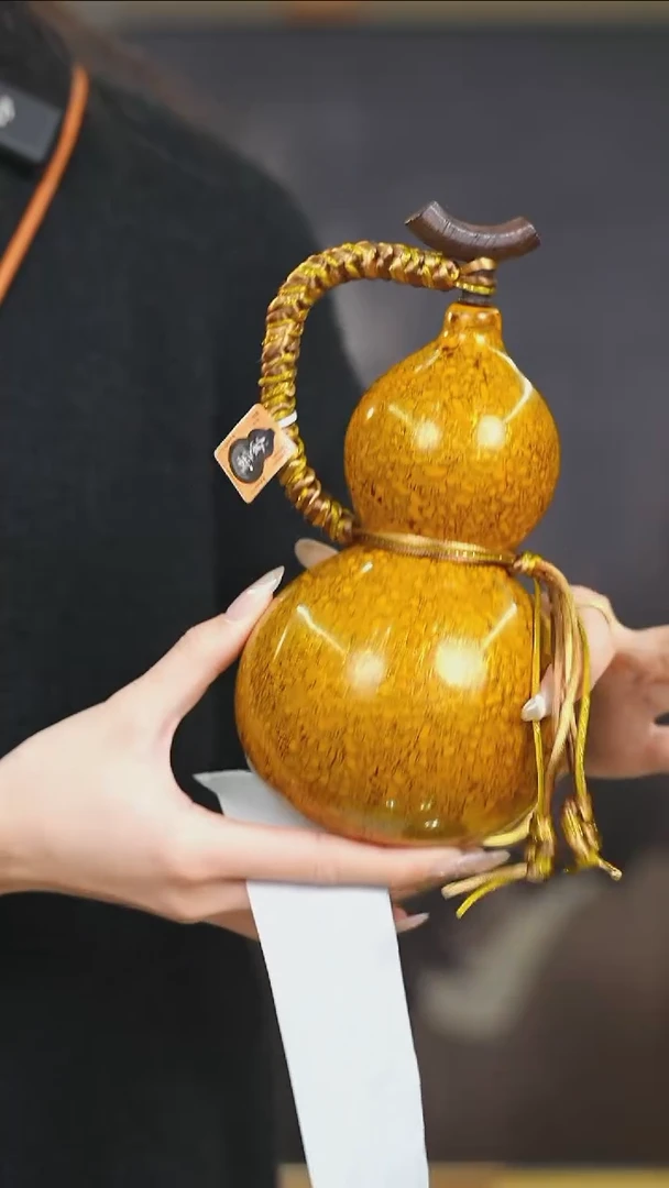 【闪购商品】XO248漆艺酒葫芦不包手串及旋转底座