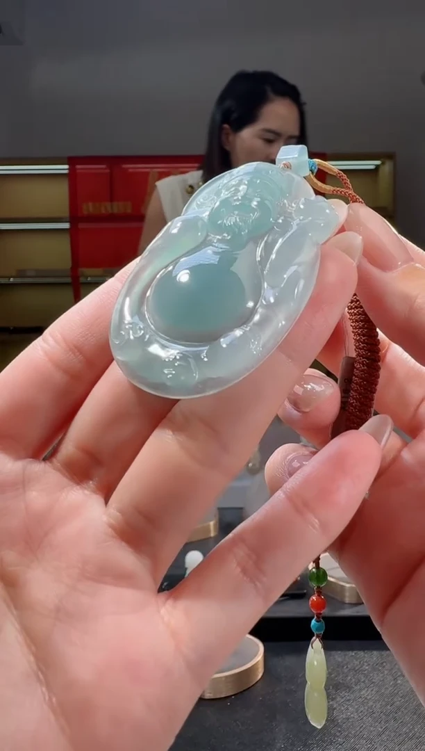 吊坠(不含链)未镶嵌翡翠财神