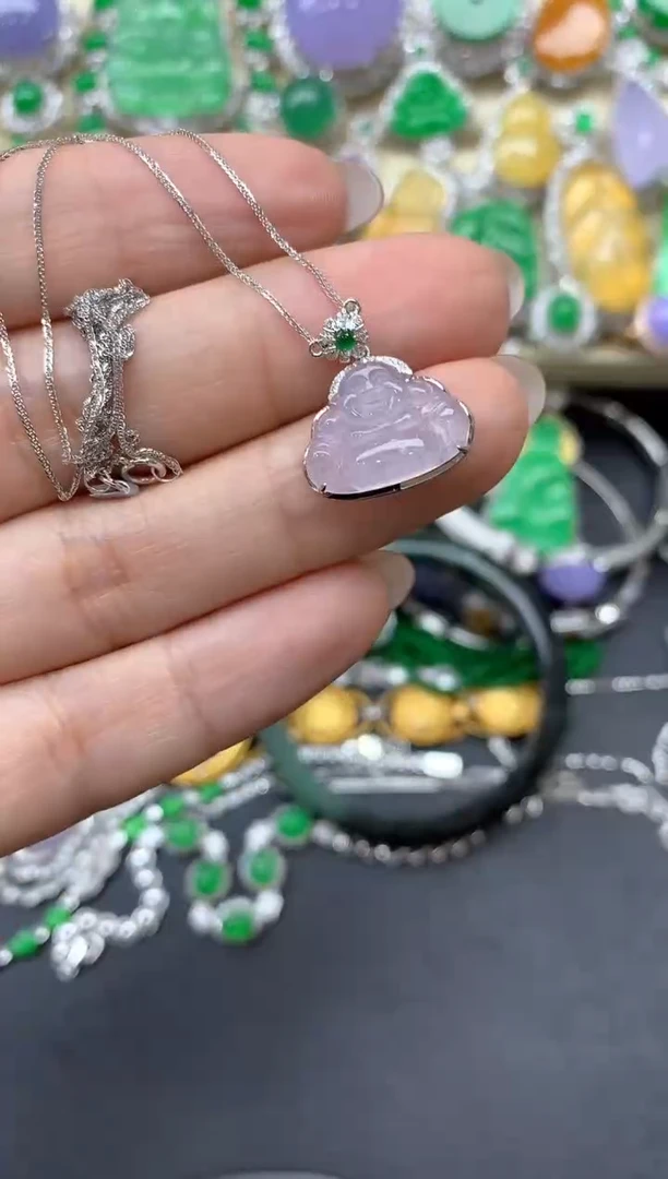 【闪购商品】翡翠颈饰18K金镶嵌326-中国好珍宝