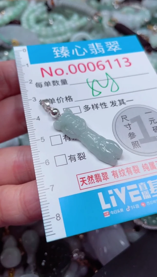 颈饰未镶嵌翡翠6113