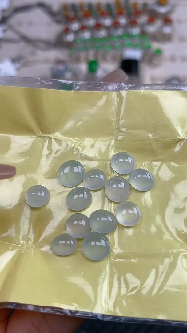 定制翡翠未镶嵌天然翡翠蛋面119