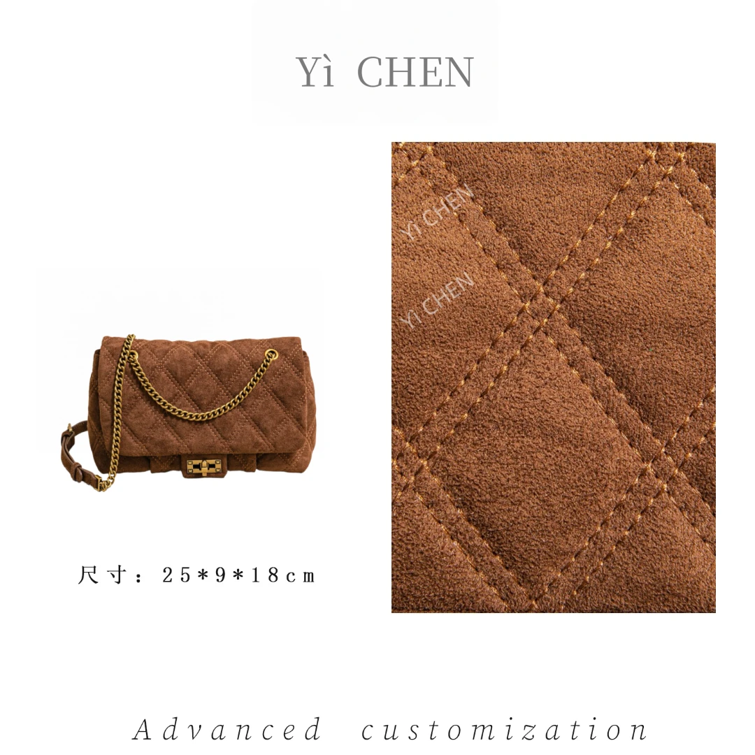 【Yì CHEN】SK-83087-1-焦糖可可简约时尚女士新款轻奢单肩斜跨包