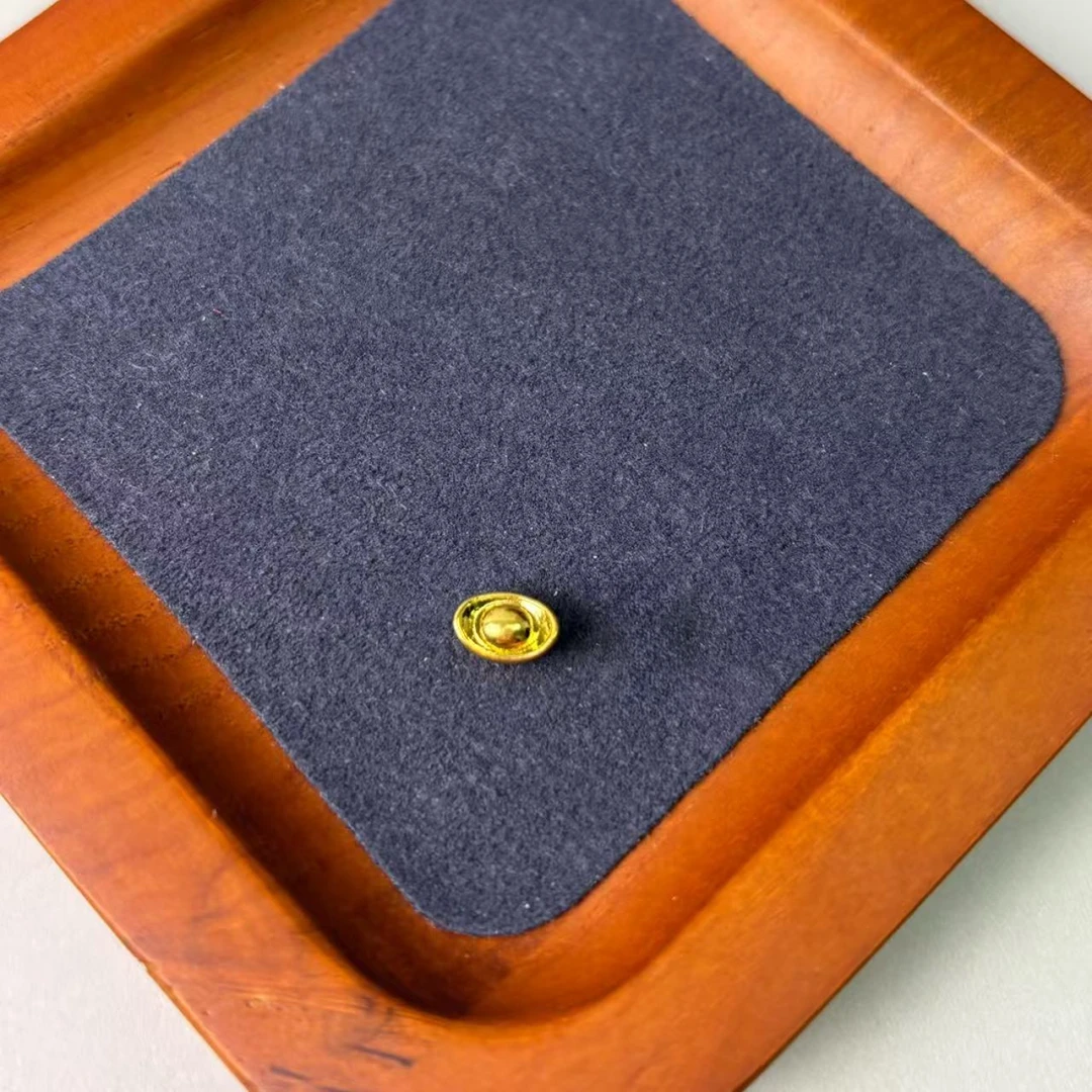 米来金铺足金通孔元宝WH1255