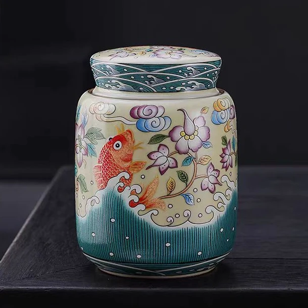 欢天喜地富贵茶叶罐大G7