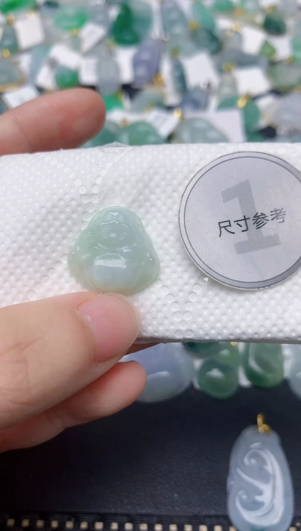 颈饰未镶嵌翡翠天然缅甸A货翡翠