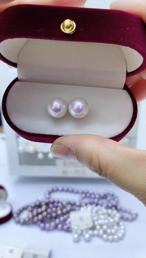 【闪购商品】淡水珍珠耳饰银S925镶嵌93