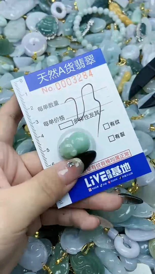 【闪购商品】翡翠颈饰未镶嵌天然A货翡翠