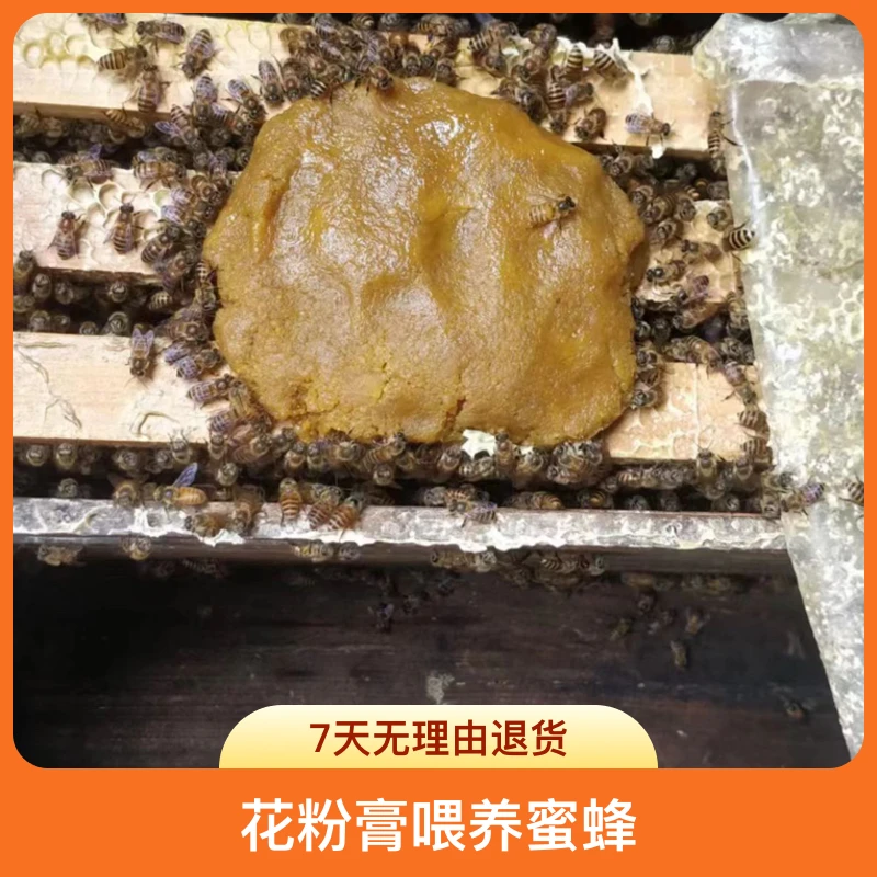 蜜蜂花粉 花粉糕 固体蜂粮 固体饲料 繁蜂花粉 固体花粉 花粉