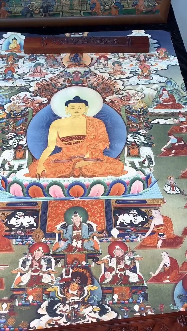 卷轴画153万佛朝宗