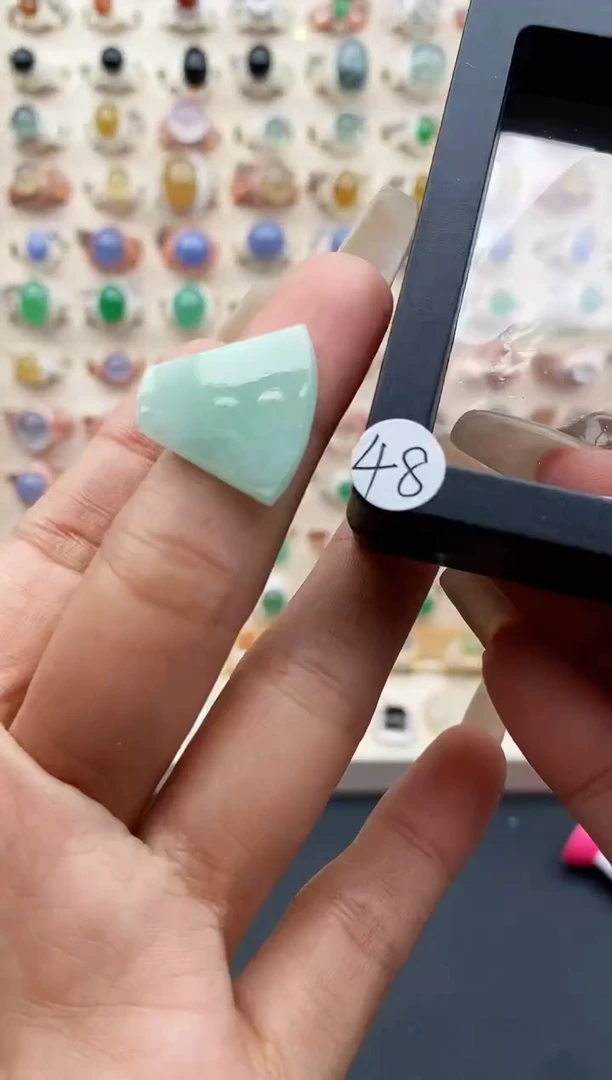 【闪购商品】翡翠裸石天然A货翡翠111  3+48