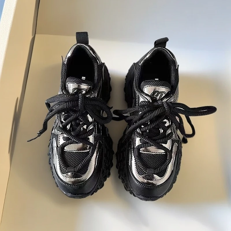 1668-A7-动休闲鞋2024秋季新款厚底潮