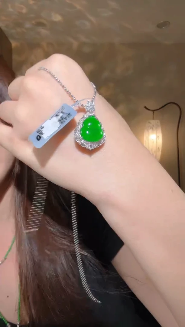 吊坠(不含链)未镶嵌翡翠葫芦吊坠