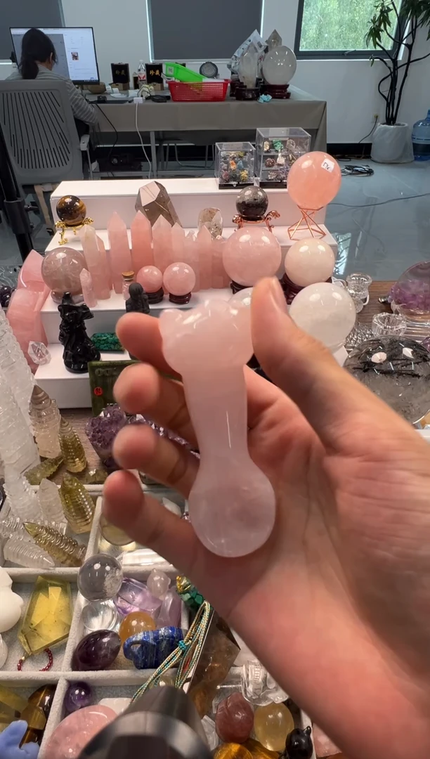 未镶嵌珠宝半成品水晶M312 约8.1cm