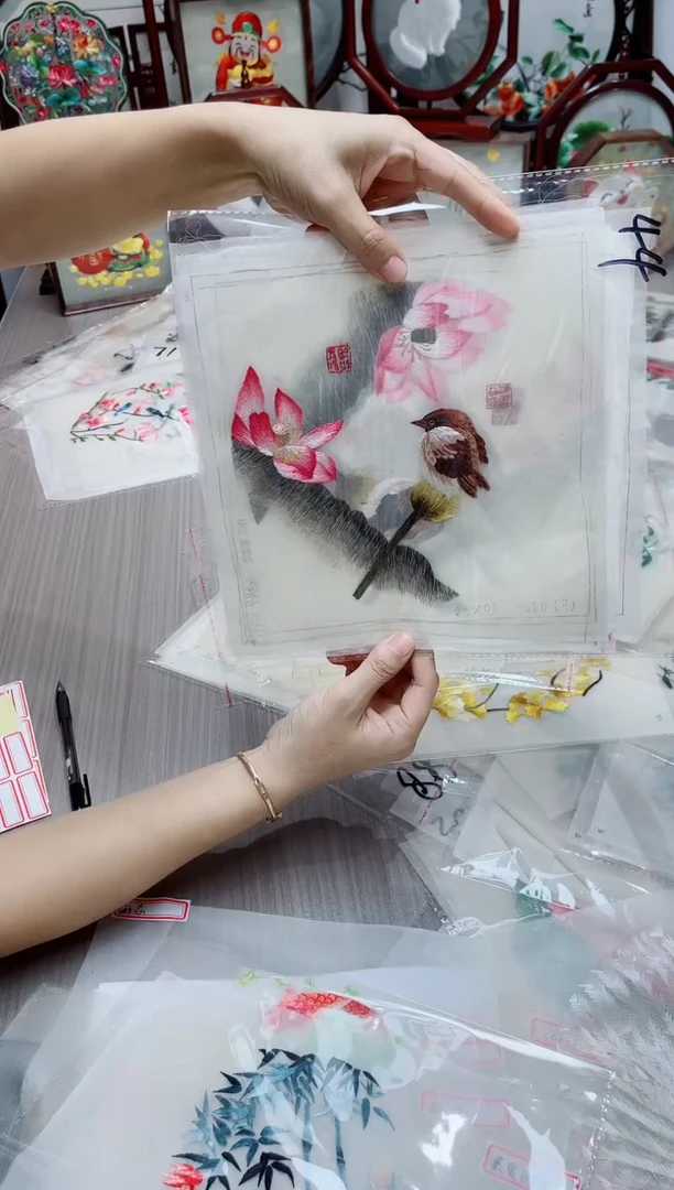 织绣纯手工苏绣双面绣44
