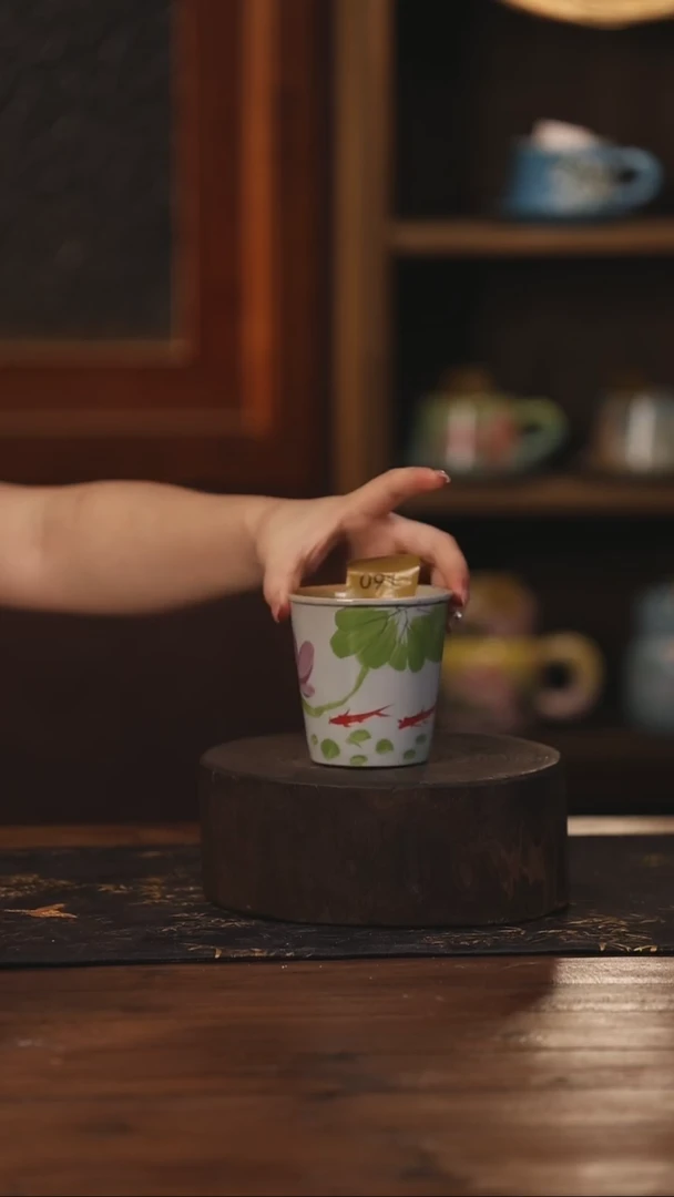 陶瓷景德镇高温釉下手绘陶瓷091