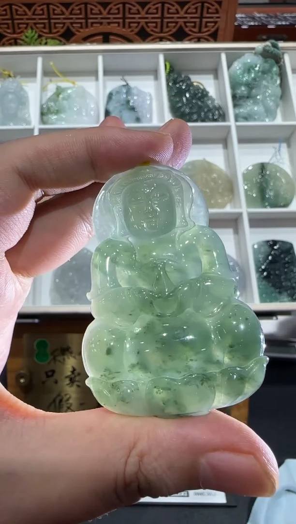 未镶嵌挂件翡翠A货翡翠多样性孤品