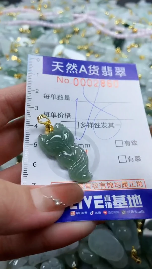 颈饰未镶嵌翡翠天然A货翡翠