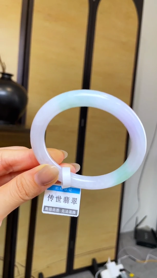 未镶嵌手镯翡翠退货标签需完好-112