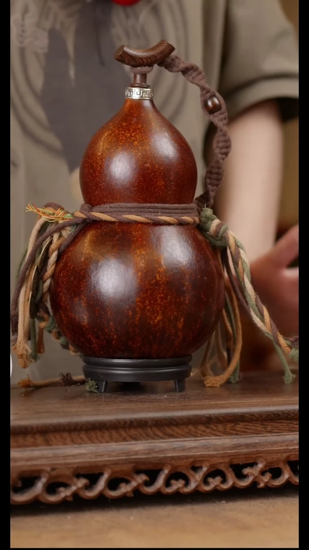 194号精品天然大漆酒葫芦一物一拍~