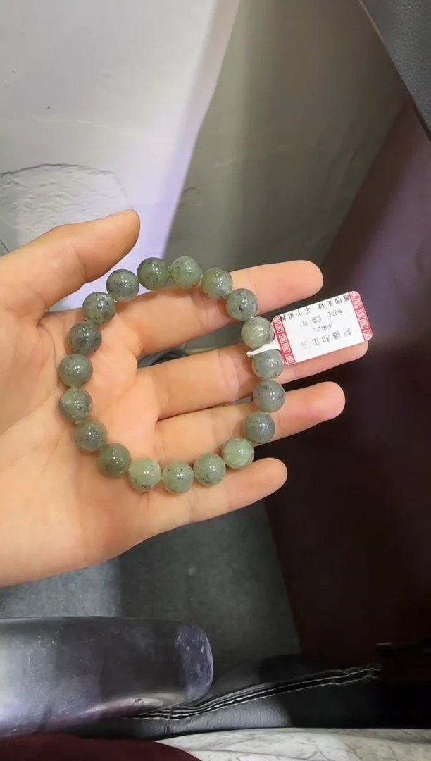 手串未镶嵌和田玉青花卡10手串（产地直发）