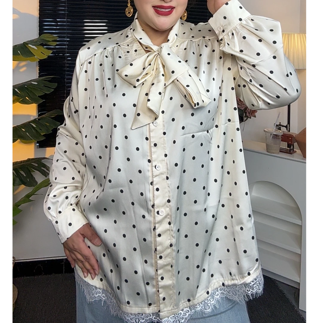 AHLIMA大码女装2025推荐款长袖时尚百搭黑白黑白裙子女士设计师