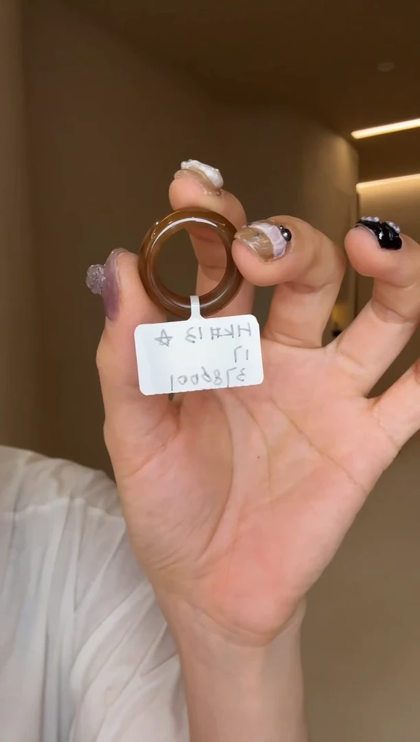 【闪购商品】和田玉戒指未镶嵌13码全糖