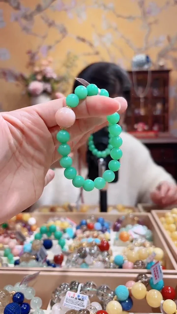 未镶嵌手串石英质玉设计款手串9.1