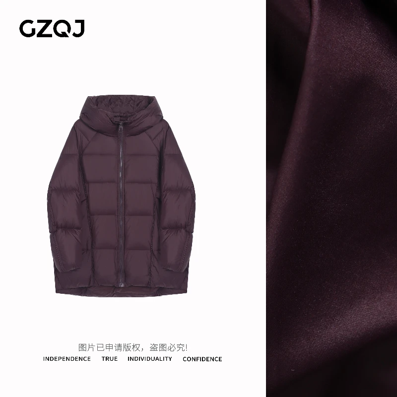 老琴的私服【轻盈锁温】小众设计时尚保暖连帽羽绒服外套7567