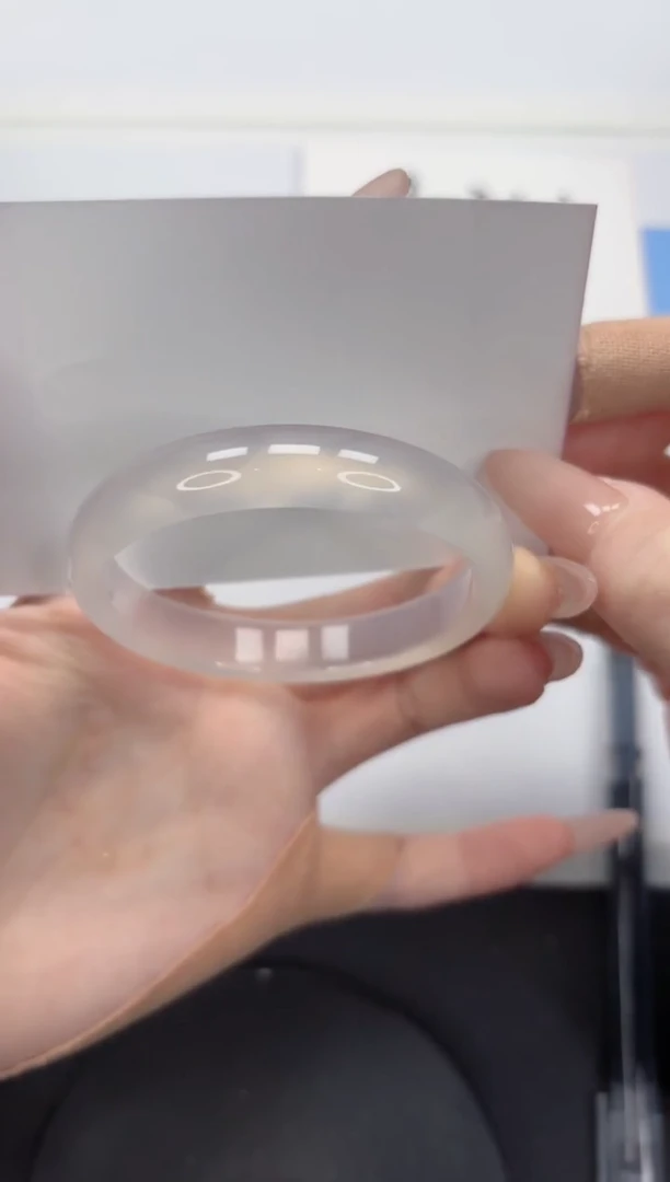 【闪购商品】石英质玉手镯未镶嵌A74-53.5