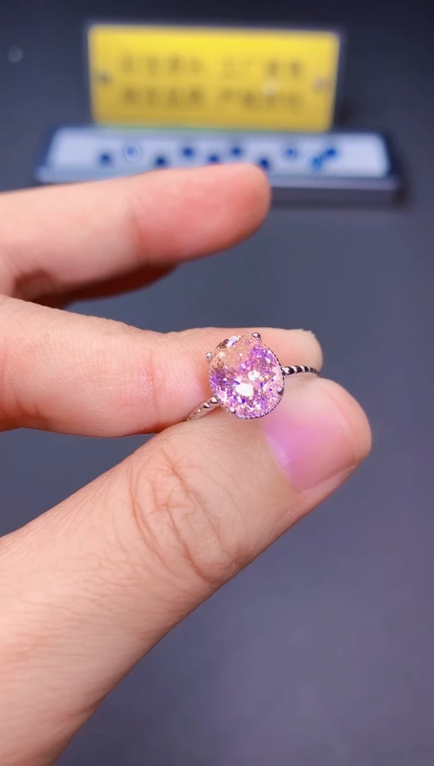 双色碧玺戒指银S925镶嵌........