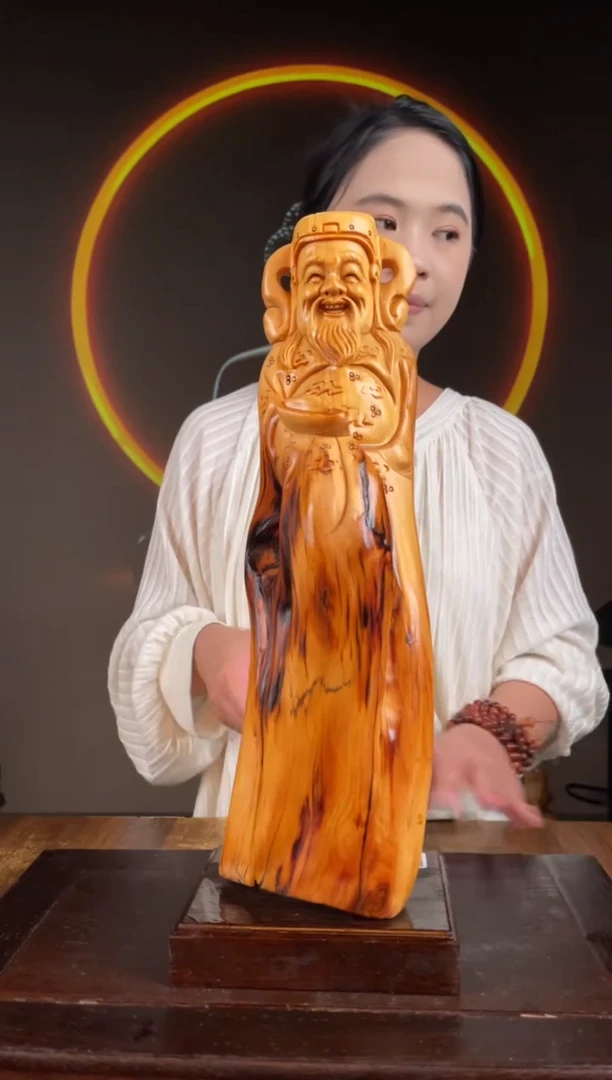 柏木（崖柏）手工摆件,先抢先得! 编号:199