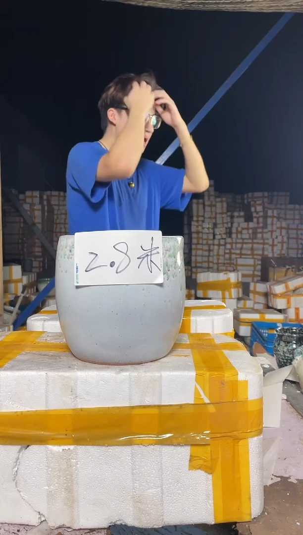 紫砂花盆大**闲宜兴紫砂粗陶花盆