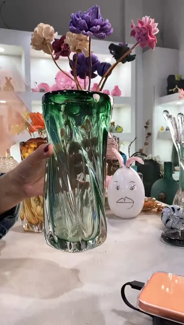 慕忆家手作琉璃花瓶