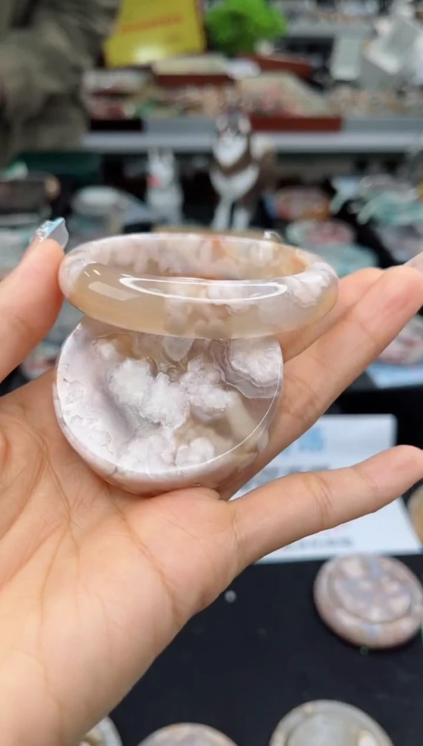 【闪购商品】石英质玉手镯未镶嵌54圈口（赠品镯心）1039498