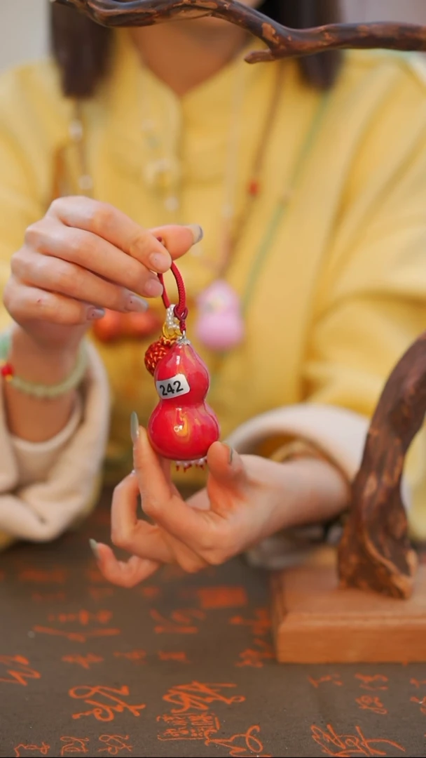 242非遗漆手艺工天然葫芦文玩福禄