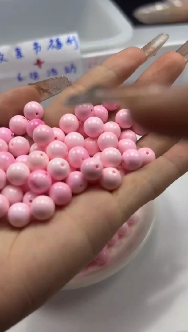 未镶嵌拼合珍珠（马贝珠）颈饰w976女*王贝8mm*20颗