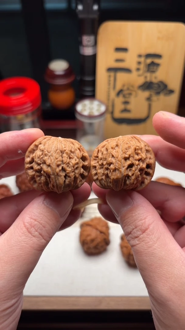 把件文玩核桃048磨盘37-全品无修