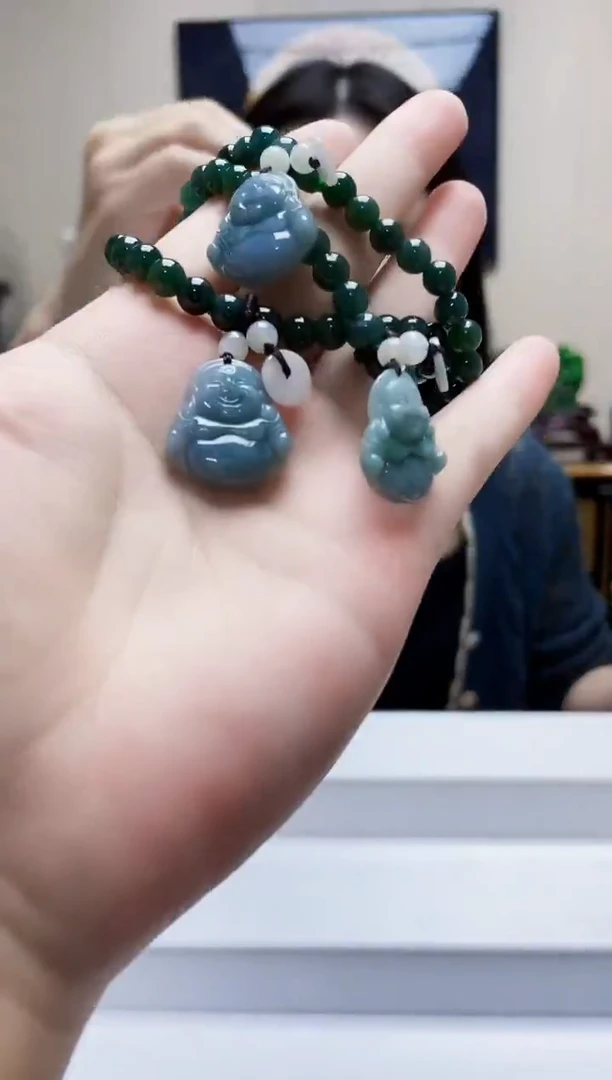 颈饰未镶嵌翡翠吊坠4-多样性发货