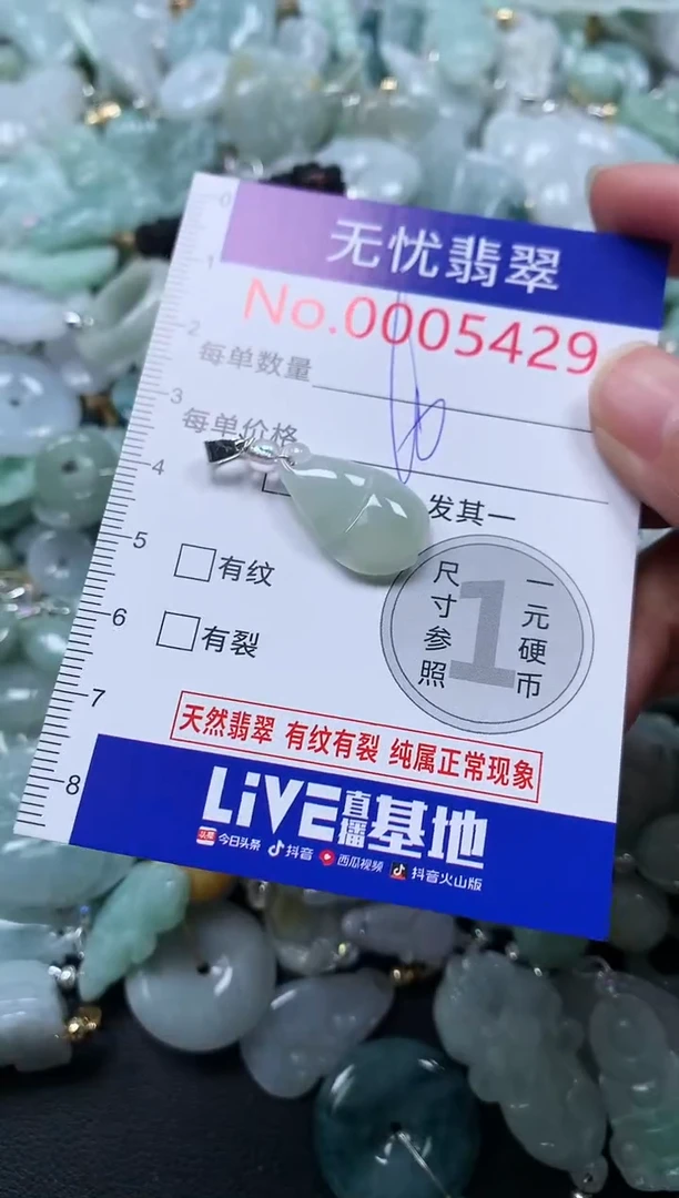 颈饰未镶嵌翡翠5429