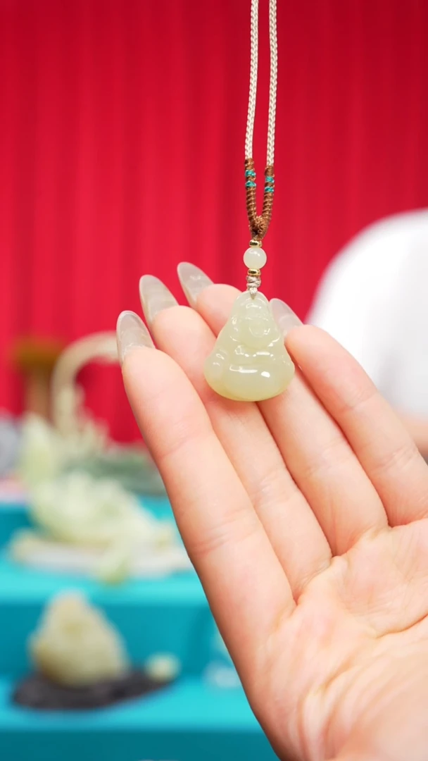 和田玉未镶嵌挂件闪购佛公一级黄多样性发发一件