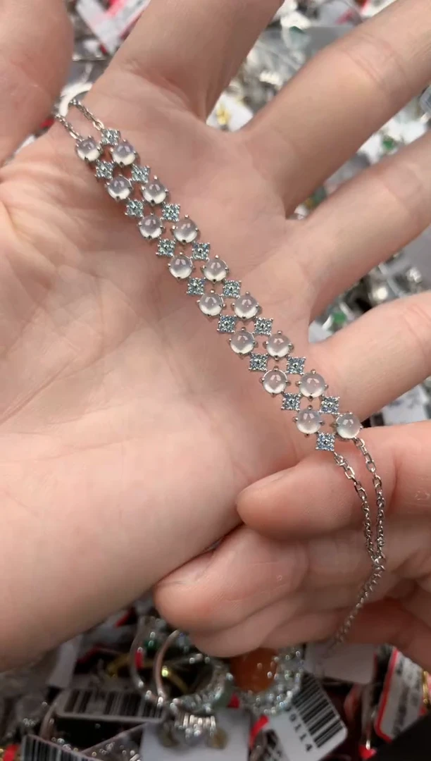 银S925镶嵌戒指翡翠333   8