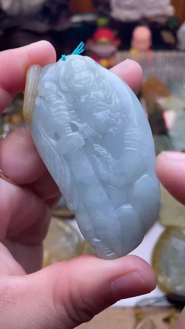 颈饰未镶嵌翡翠钟馗
