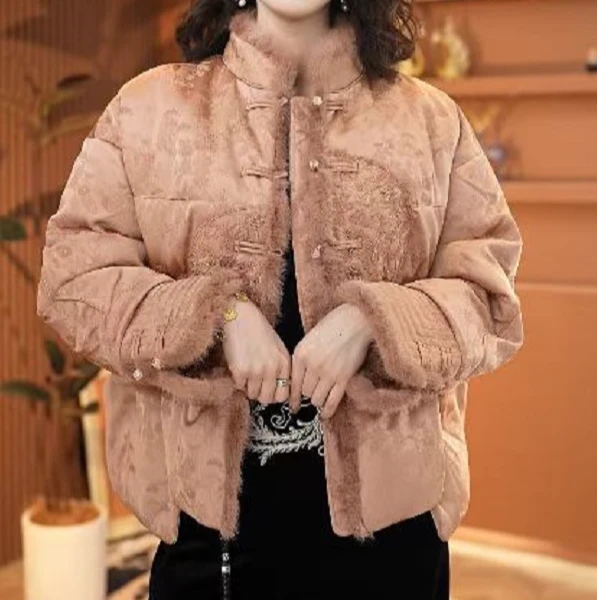 诗意花圃 新中式宽松百搭刺绣外套 2024B2034