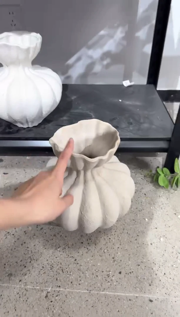 【闪购商品】陶瓷微瑕南瓜灰色