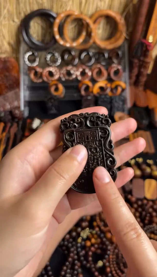 木雷击枣木玉化6*4紫薇公明牌子