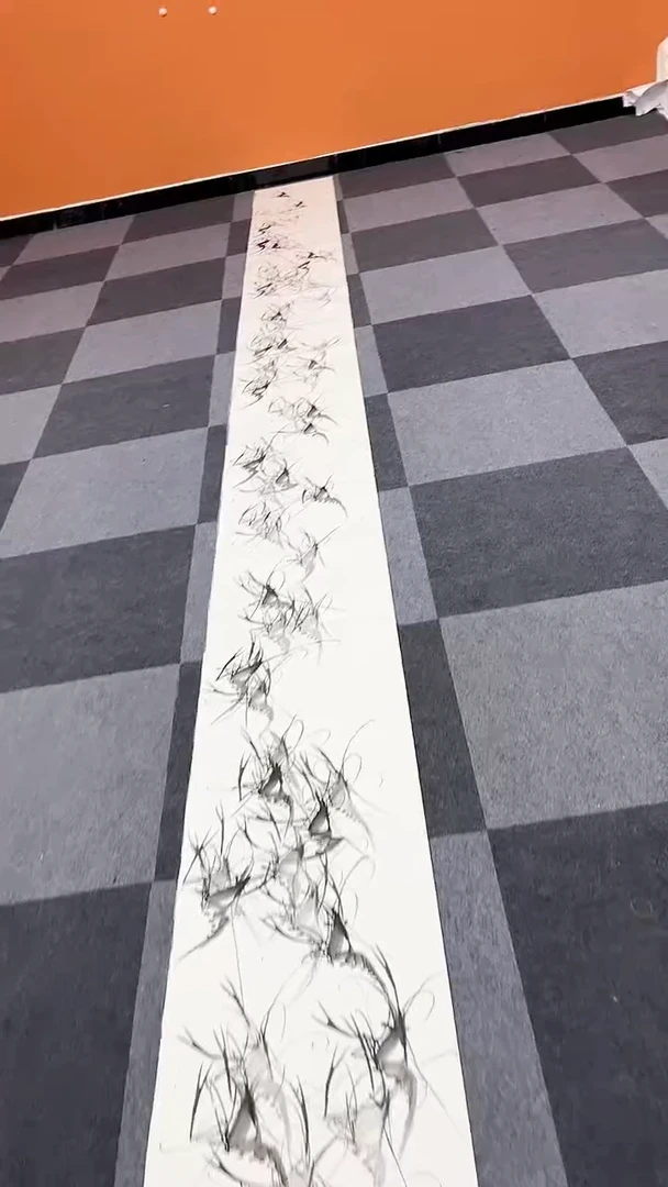 国画黄春香国画作品750/45册页百龙图