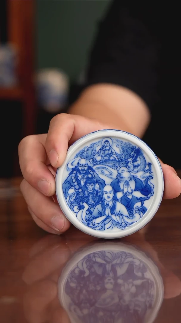 晓竹窑青花西游记