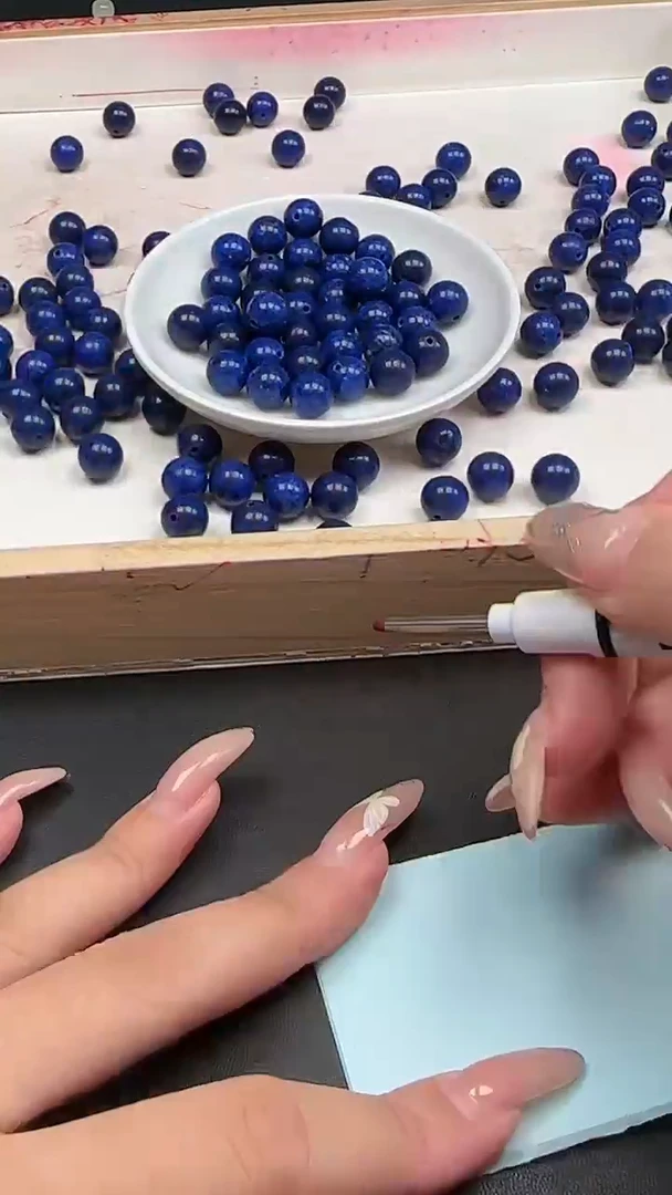 未镶嵌青金石半成品青金石N298卡10mm散珠20颗