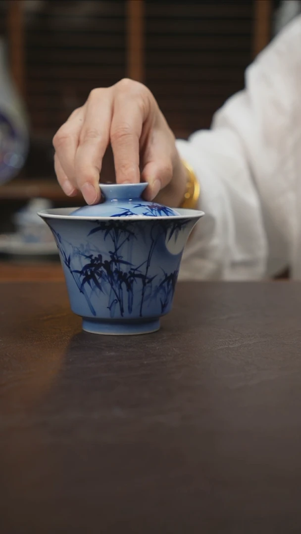 杯景德镇陶瓷杯碗柴烧多人